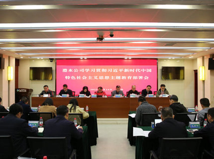 7790必发集团公司召开学习贯彻习近平新时代中国特色社会主义思想主题教育部署会